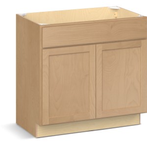 RELIABILT Parkstone II Vanity Base, Wheat Stained, 36" W, 2 Doors, Fully Assembled - 641212 | Lowe's Pro Supply